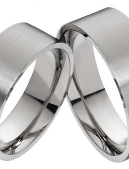 Edelstahlringe mit persönlicher Widmung E103 ohne Stein - Aholming