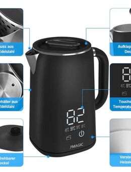 Elektrischer Wasserkocher 1,7Liter Edelstahl NEU - Recklinghausen