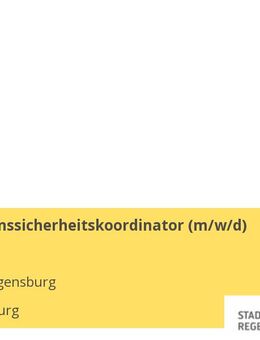 Informationssicherheitskoordinator (m/w/d) Klärwerk - Regensburg