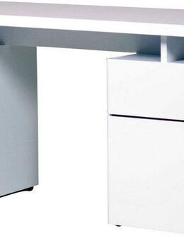 Jahnke Schreibtisch CU-LIBRE 140 (1-St), Platzsparender Arbeitsplatz, mit 1 Schublade und 2 Türen, 135 cm