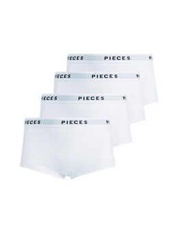 pieces Hipster PCLOGO LADY 4 PACK SOLID NOOS BC (Packung, 4-St., 4er-Pack)