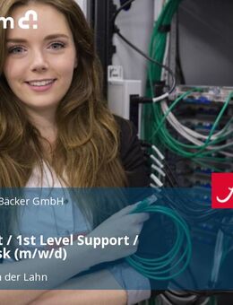 IT-Support / 1st Level Support / IT-Helpdesk (m/w/d) - Limburg (Lahn)