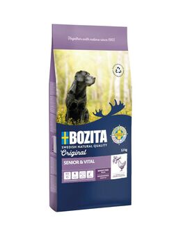 Sparpaket Bozita 2 x Großgebinde Original Senior & Vital mit Huhn - Weizenfrei (2 x 12 kg)