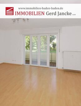 Baden-Baden, gut geschnittene Zwei-Zimmer-Wohnung mit Balkon u. Carport! - Baden-Baden