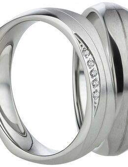 Edelstahlringe für Paare mit Gravur AB826-AB827 - Aholming