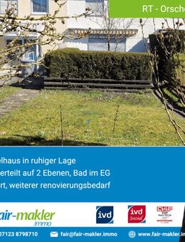 FAIR-MAKLER: Ein Haus zum Wohlfühlen - mit Garage - Reutlingen
