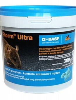 BASF Storm Ultra 3kg Rattenköder Mäuse Ratten Köder Bekämpfung Rattengift Hochwirksam Set244365 - Ingolstadt