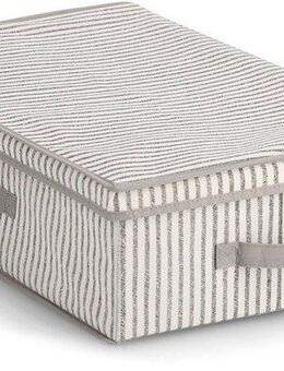Zeller Present Aufbewahrungsbox Stripes, Vlies, beige