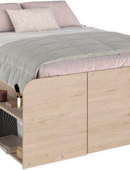 Parisot Hochbett Parisot Travel 2 Lattenrost aufklappbar, Stauraum integriert