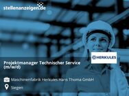 Projektmanager Technischer Service (m/w/d) - Siegen (Universitätsstadt)