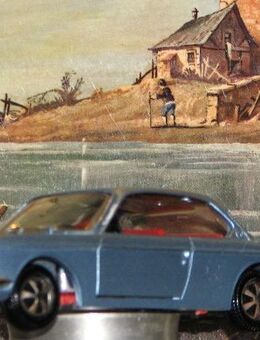 BMW 2000 CS Modellauto von Märklin 1:43 blau met.2 - Spraitbach