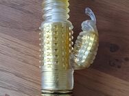 Stossender Perlenvibrator, 26cm Gold - Meppen