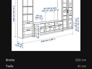 Wohnwand vom Ikea. Schwar sehr schön und Elegant - Ostfildern