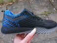 Gr. 44, Fashion Low Sneakers ( Mesh ) in schwarz-blau in 63486