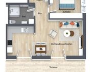 Sonnenverwöhnte klimafreundliche Neubauwohnung mit KfW Förderung - WE 04 - Dombühl