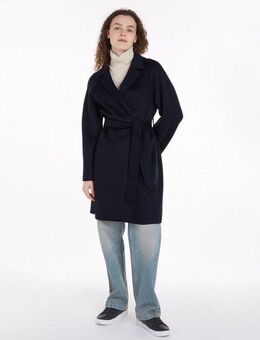 Tommy Hilfiger Kurzmantel REG DF WOOL BELTED COAT mit Gürtel