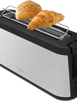 Tefal Toaster TL4308 Element, 1 langer Schlitz, 1000 W, 4 Einstellungen, Langschlitz, mit integriertem Brötchenaufsatz