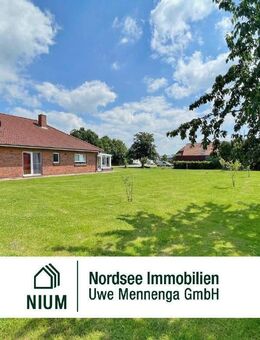 GEPFLEGTER EBENERDIGER BUNGALOW inkl. BEBAUBARER FREIFLÄCHE IM GEWERBEGEBIET - Hage