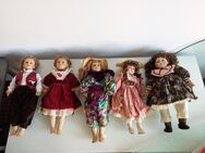 Sammler-Porzellan-Puppen-Sortiment aus Sammlungs-Auflösung, 5 Einzelpuppen, 1a Sammlerzustand - Simbach (Inn)