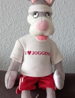 Lustiger Jogging / Marathon - Hase mit beweglichen Gliedern - Hürth Zentrum