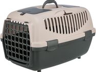Trixie Transportbox Capri 1 - XS - S: L 55 x B 37 x H 34 cm, dunkelgrau/blush