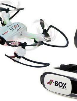 Jamara RC-Quadrocopter Angle 120 VR Wide Angle Drone Altitude HD FPV Wifi, mit LED-Licht