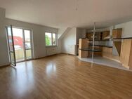 Bezugsfrei! Dachgeschoss-Maisonettewohnung 3-Zimmer mit Balkon in familiärer Wohnlage! - Leipzig