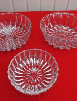 3 Bleikristall Schalen Glas Schüsseln zus. 8,- Vintage - Flensburg