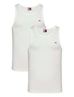Tommy Jeans Tanktop TJM XSLIM 2PCK RIB TANK EXT (Packung, 2-tlg., 2er) mit gerippter Struktur