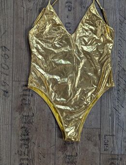 Body Suit Wetlook Gymnastik Gold - Nürnberg