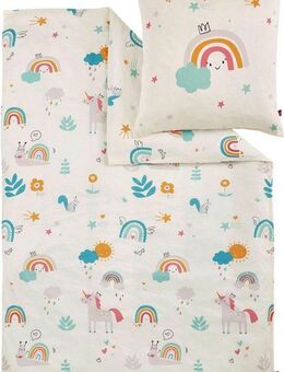 s.Oliver Kinderbettwäsche Satinbettwäsche s.Oliver Junior, Mako-Satin, in verschiedenen Designs: Tiere Safari Afrika, Dino, Weltall, Einhorn