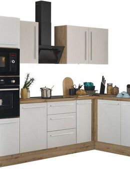 KOCHSTATION Winkelküche Florida, Stellbreite 270x165 cm, wahlweise mit E-Geräten, mit Softclose für Türen und Schubkästen
