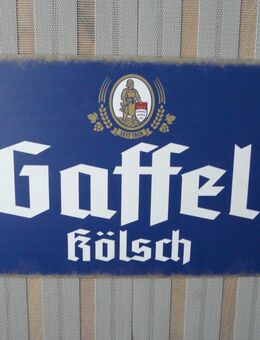 GAFFEL KÖLSCH -- Blechschild (20x30cm) - Leverkusen