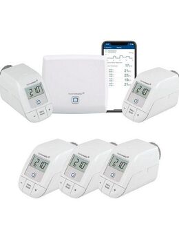 Homematic IP Heizkörperthermostat Bundle Starter Set Heizen + 3x HKT basic, Access Point + 5 x Homematic IP Heizkörperthermostat - basic