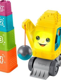 Fisher-Price® Lernspielzeug Zählen&Stapeln Kran, mit Sound
