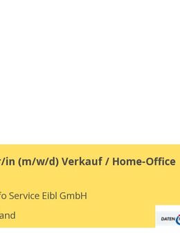 Mitarbeiter/in (m/w/d) Verkauf / Home-Office - Berlin Mitte