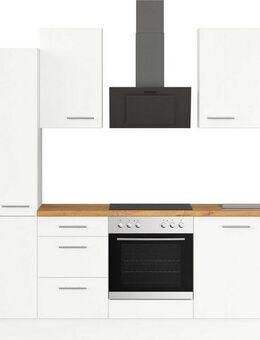 IMPULS KÜCHEN Küchenzeile "Valencia", Ausrichtung wählbar, Schubkästen mit Soft-Close, vormontiert, wahlweise mit E-Geräten, Breite 310 cm