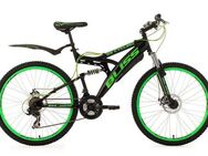 KS Cycling Mountainbike Bliss, 21 Gang Shimano Tourney Schaltwerk, Kettenschaltung, für Damen und Herren, Kettenschaltung