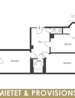 Dachgeschosswohnung mit Balkon in Best-Lage! - Dresden