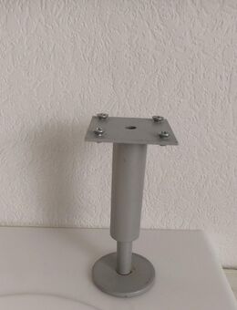 Möbelfuß Tischbeine Sockel Füße Schrank 16cm hoch grau Metall stabil grau - Essen