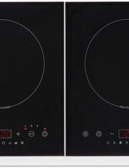 Medion® Doppel-Induktionskochplatte MD 18493, 3500 W Induktionsleistung, automatische Topferkennung, Timer, Temperaturbereich 60 - 240°, Sensor-Touch-Display