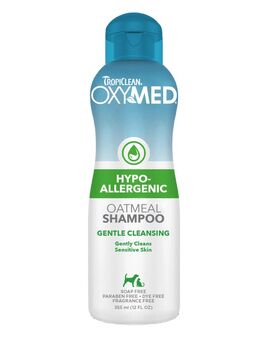 TropiClean OxyMed Hypoallergenes Shampoo für Haustiere - Sparpaket: 2 x 355 ml