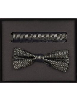 VENTI Fliege VENTI Set aus Fliege und Einstecktuch gemustert
