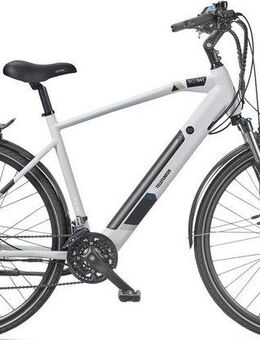Telefunken E-Bike Trekkingrad Expedition XC941, 24 Gang Shimano Acera Schaltwerk, Kettenschaltung, Heckmotor, 417,6 Wh, (Straßenzulassung, ca. 100 km Reichweite, hydraulische Scheibenbremsen), Trekking Elektrofahrrad, Herren, 28 Zoll, 36 V 417,6 Wh...