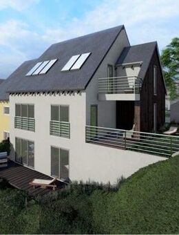 NEUBAU *GREEN LIVING* 3-Zimmer-Dachgeschosswohnung in sonniger und ruhiger Lage in Merching. - Merching