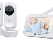 Motorola Babyphone Video Nursery VM 35-2 Twin 2x Kameras, 5-Zoll-Farbdisplay