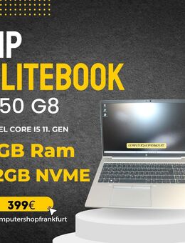 HP Elitebook 850 G8,Intel Core i5-1145G7,16GB ram,512GB SSD - Frankfurt (Main) Griesheim