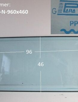Wohnwagenfenster Parapress G7 PPB-RX D2162 ca 96 x 46 (Lagerware -> Neue Ware mit Lagerspuren) Fendt / Tabbert - blau - Schotten Zentrum