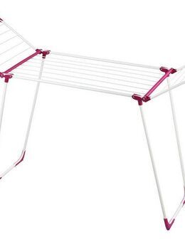 WENKO Wäscheständer Modell Summer Dry, Flügelwäschetrockner, 13 m Trockenlänge, platzsparend zusammenklappbar