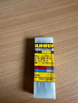 ✅GÜHRING Handgewindebohrer ⚙️861 DIN 352 N HSS blank RH M1,7 - Hamburg